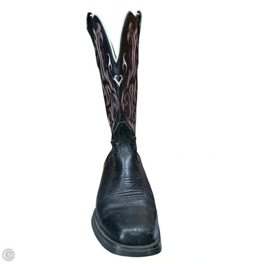 Boots Western By Justin In Black, Size: 7