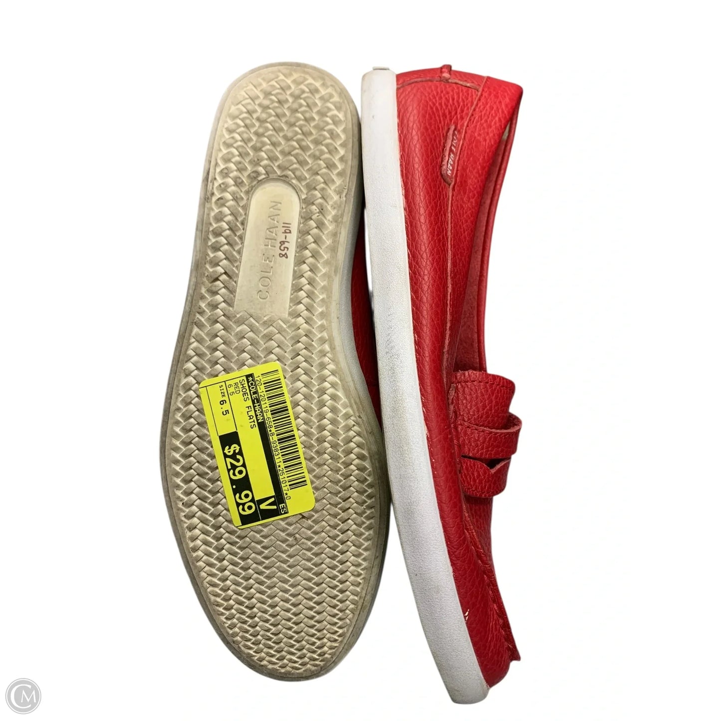 Shoes Flats By Cole-haan In Red, Size: 6.5