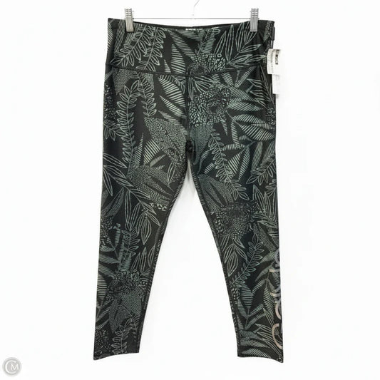 Athletic Leggings By Calvin Klein Performance In Multi-colored, Size: Xl