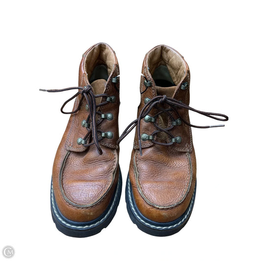 Boots Ankle Flats By Ariat In Brown, Size: 9