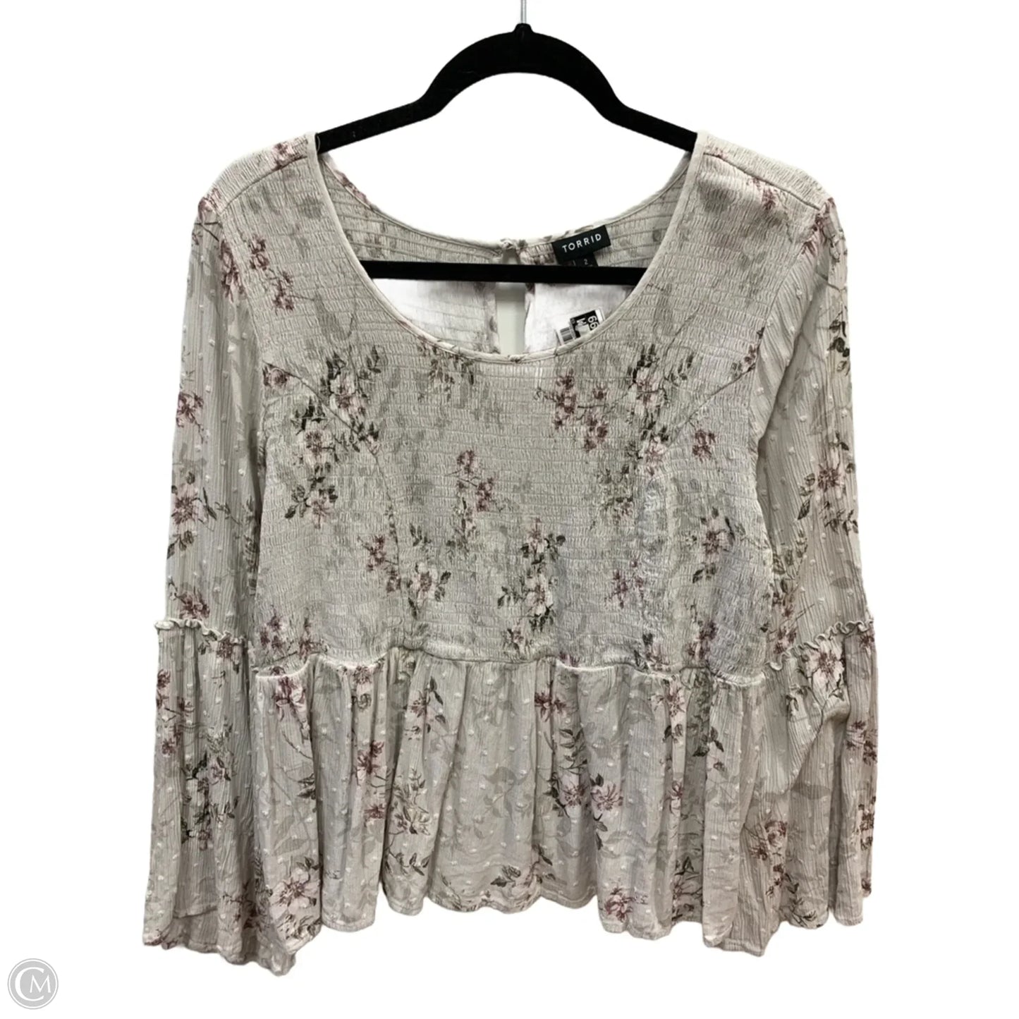 Top Long Sleeve By Torrid In Pink, Size: 2x