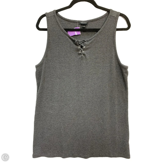 Top Sleeveless By Torrid In Grey, Size: 2x