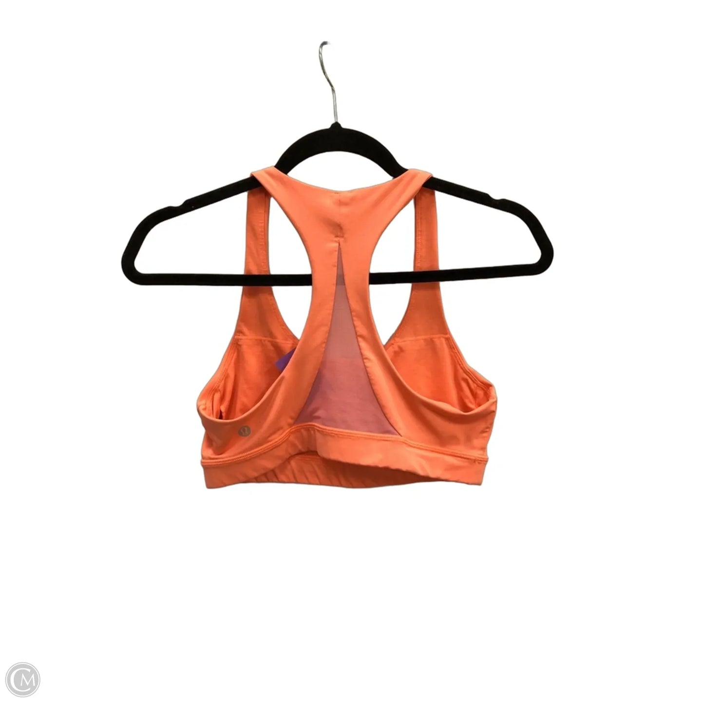Athletic Bra By Lululemon In Orange, Size: 8