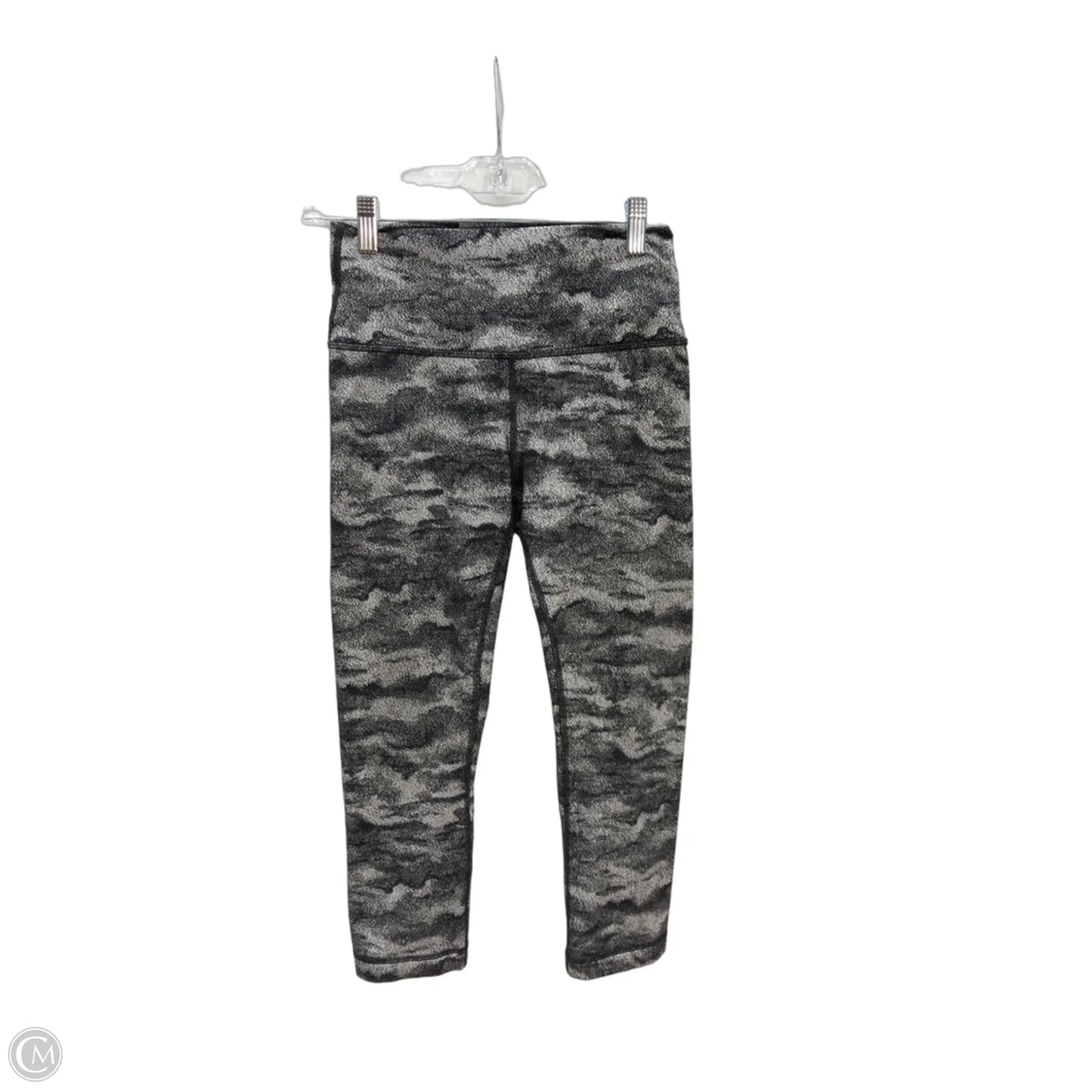 Athletic Leggings By Lululemon In Black & White, Size: 6