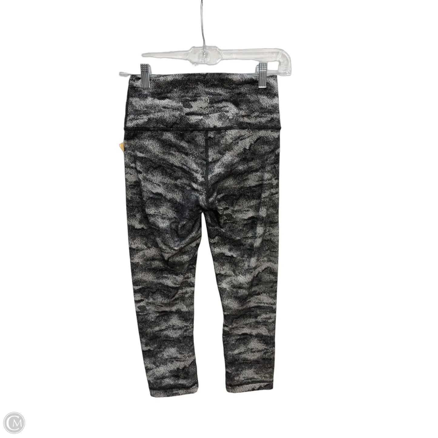 Athletic Leggings By Lululemon In Black & White, Size: 6
