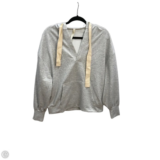 Athletic Sweatshirt Hoodie By Fabletics In Grey, Size: Xxs