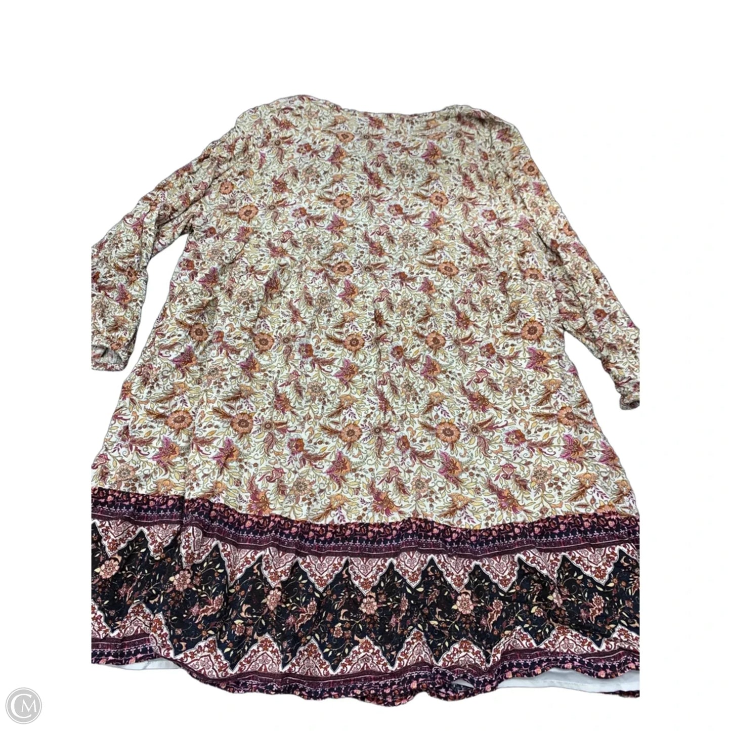 Dress Casual Short By Frye And Co In Floral Print, Size: 3x