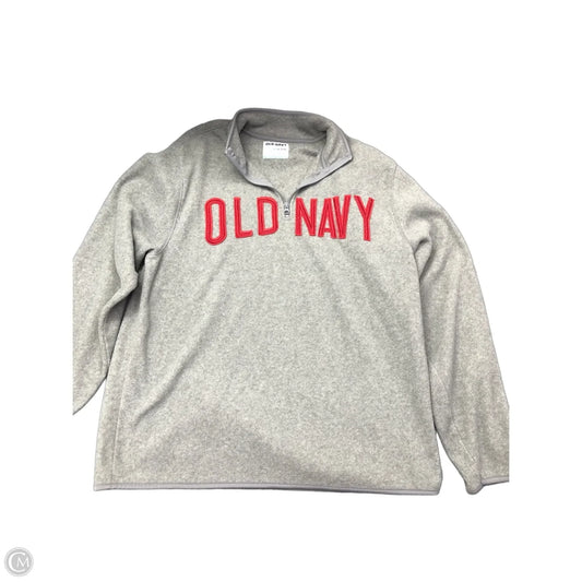 Sweatshirt Collar By Old Navy In Grey, Size: Xl