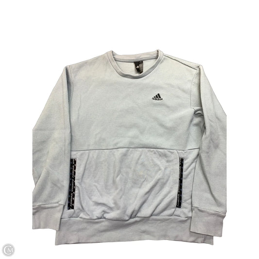 Sweatshirt Crewneck By Adidas In Blue, Size: M