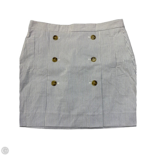 Skirt Mini & Short By J. Crew In Striped Pattern, Size: 14