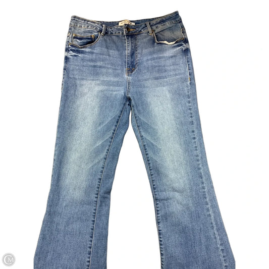 Jeans Wide Leg By Velvet Heart In Blue Denim, Size: 10