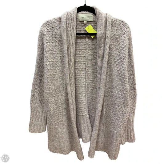 Sweater Cardigan By Anthropologie In Purple, Size: Xs