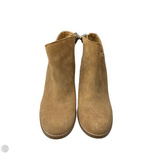 Boots Ankle Heels By Lucky Brand In Brown, Size: 8.5