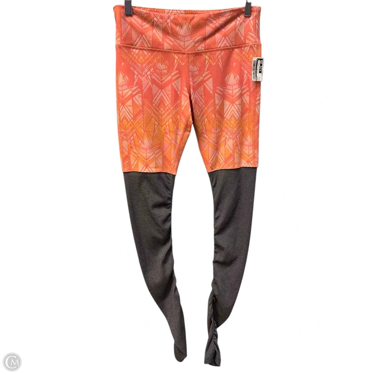 Athletic Leggings By Alo In Orange, Size: M