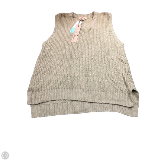 Vest Sweater By Les Serein In Green, Size: L