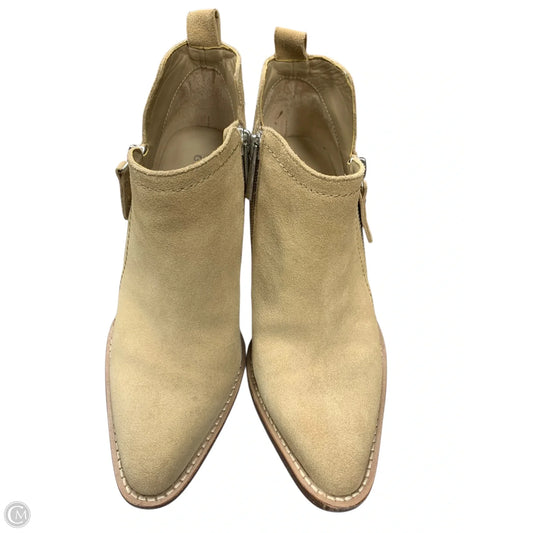 Boots Ankle Heels By Gianni Bini In Tan, Size: 6