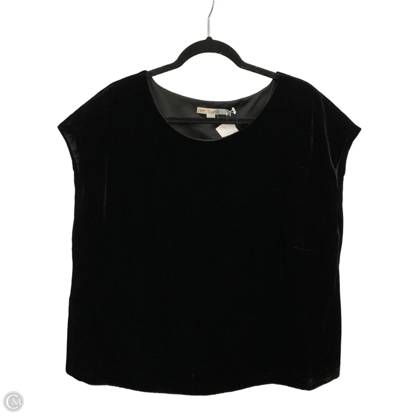 Top Short Sleeve Basic By Boden In Black, Size: 16
