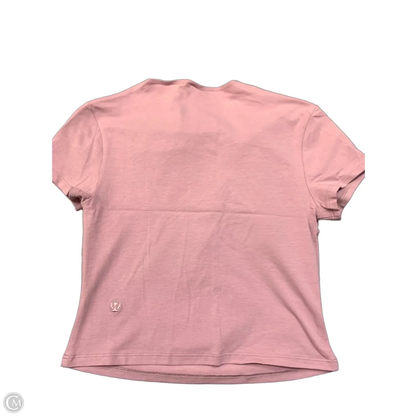 Athletic Top Short Sleeve By Lululemon In Purple, Size: M