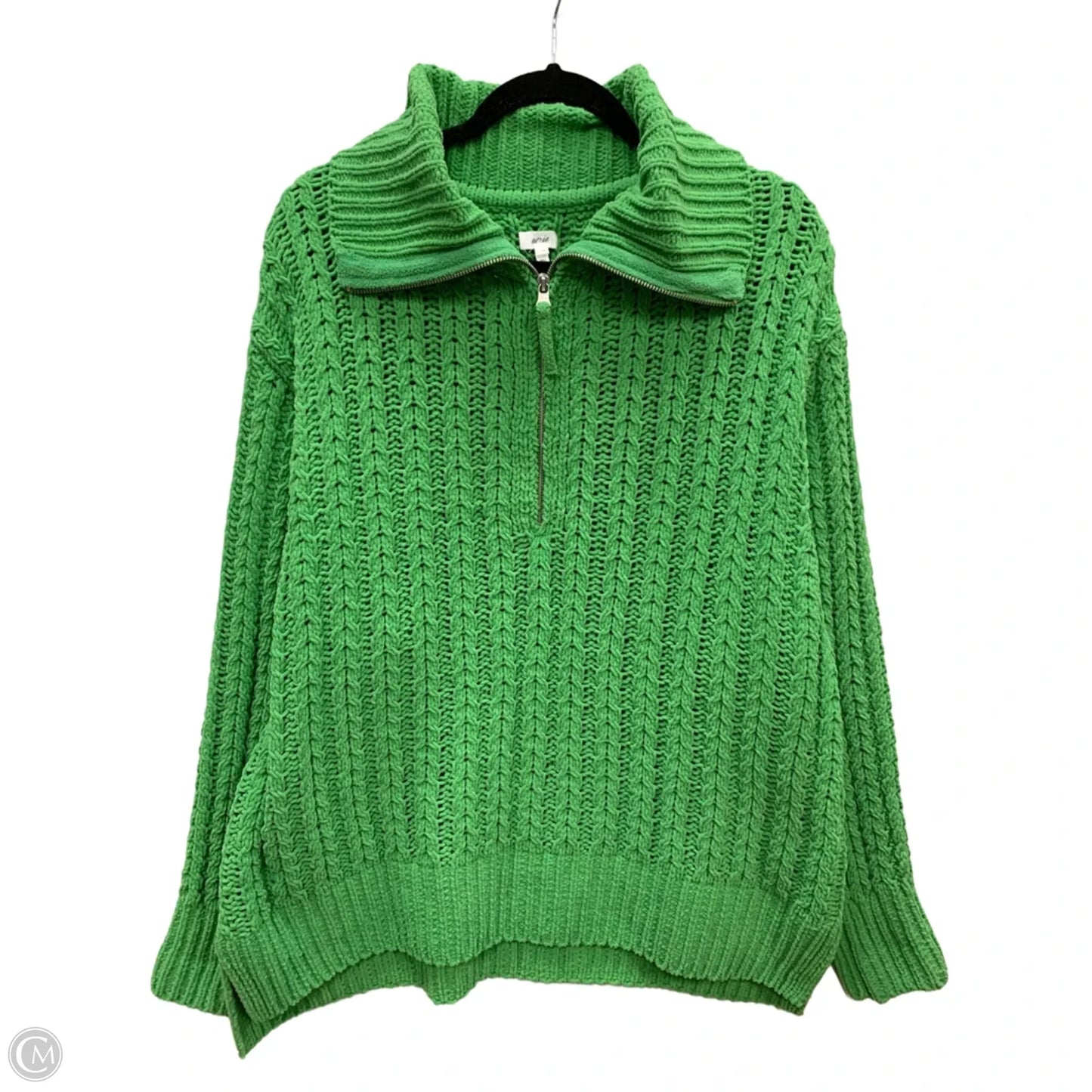 Sweatshirt Crewneck By Aerie In Green, Size: L