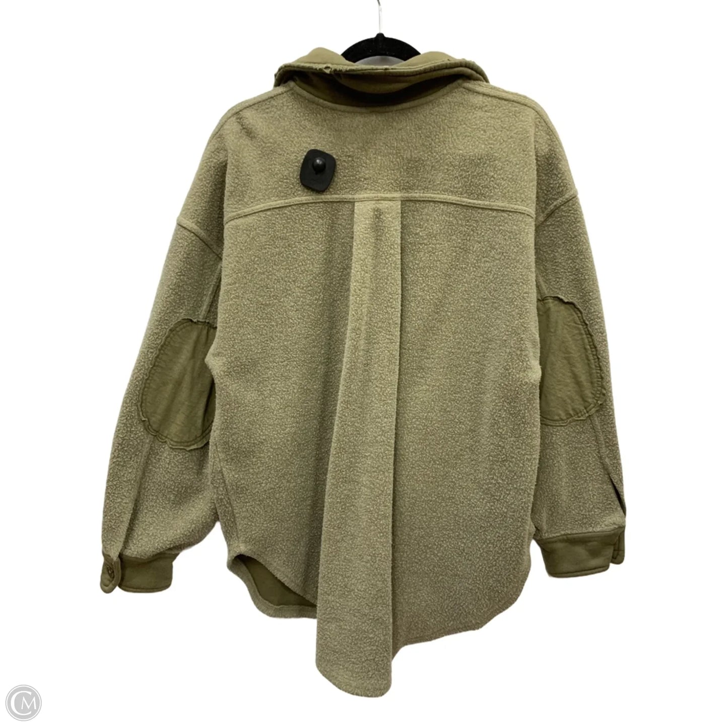 Jacket Faux Fur & Sherpa By Free People In Green, Size: Xs