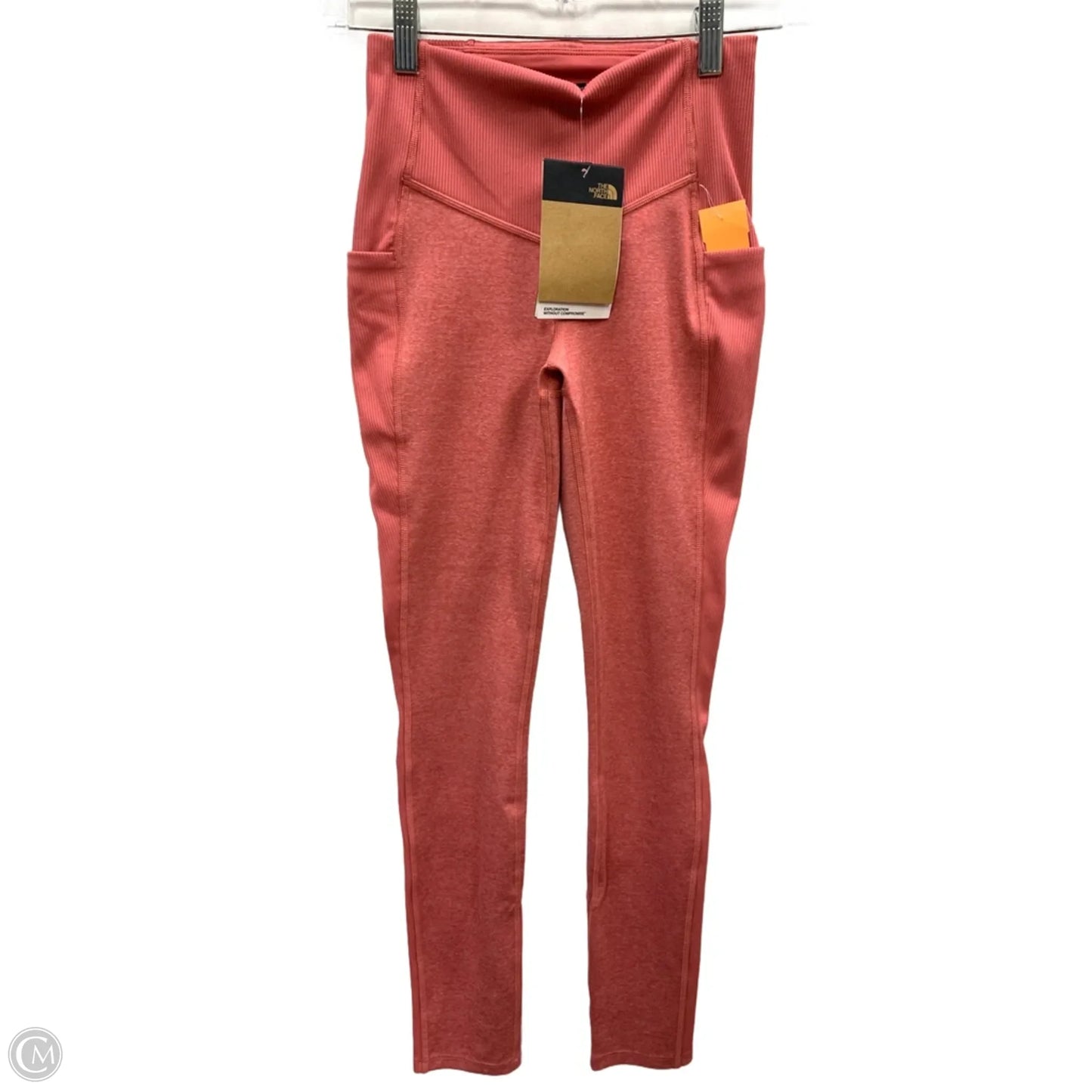 Athletic Leggings By The North Face In Pink, Size: S