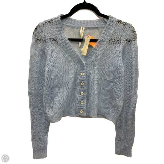 Cardigan By Anthropologie In Blue, Size: Xxs