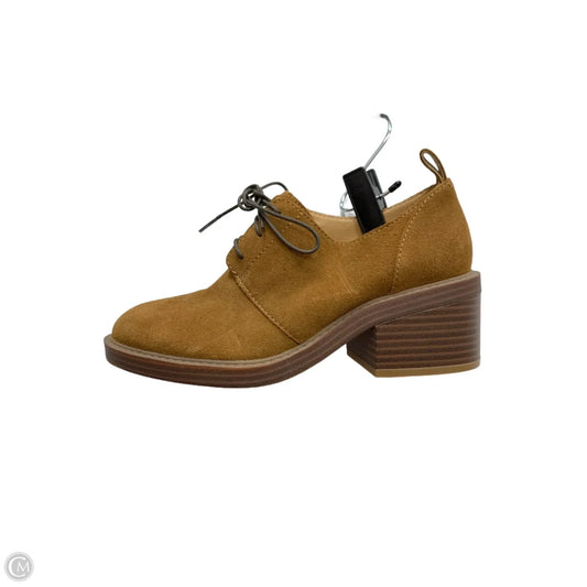 Shoes Heels Block By Crown Vintage In Brown, Size: 6