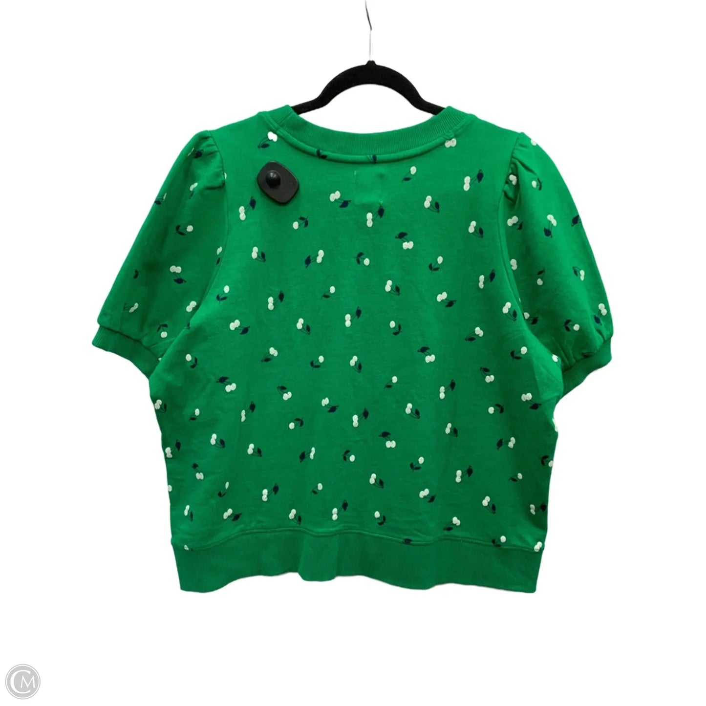 Top Short Sleeve By Anthropologie In Green, Size: Xl