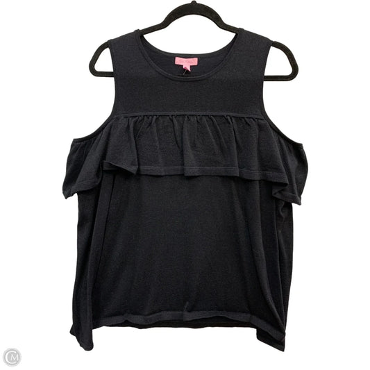 Top Long Sleeve Designer By Lilly Pulitzer In Black, Size: M