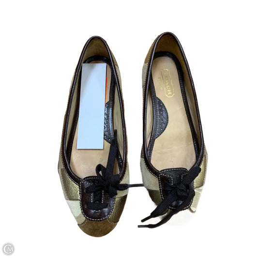Shoes Designer By Coach In Brown, Size: 6