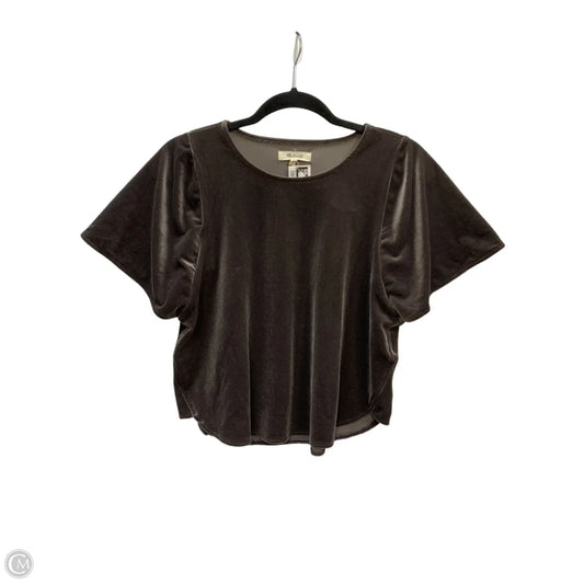 Top Short Sleeve By Madewell In Grey, Size: Xs