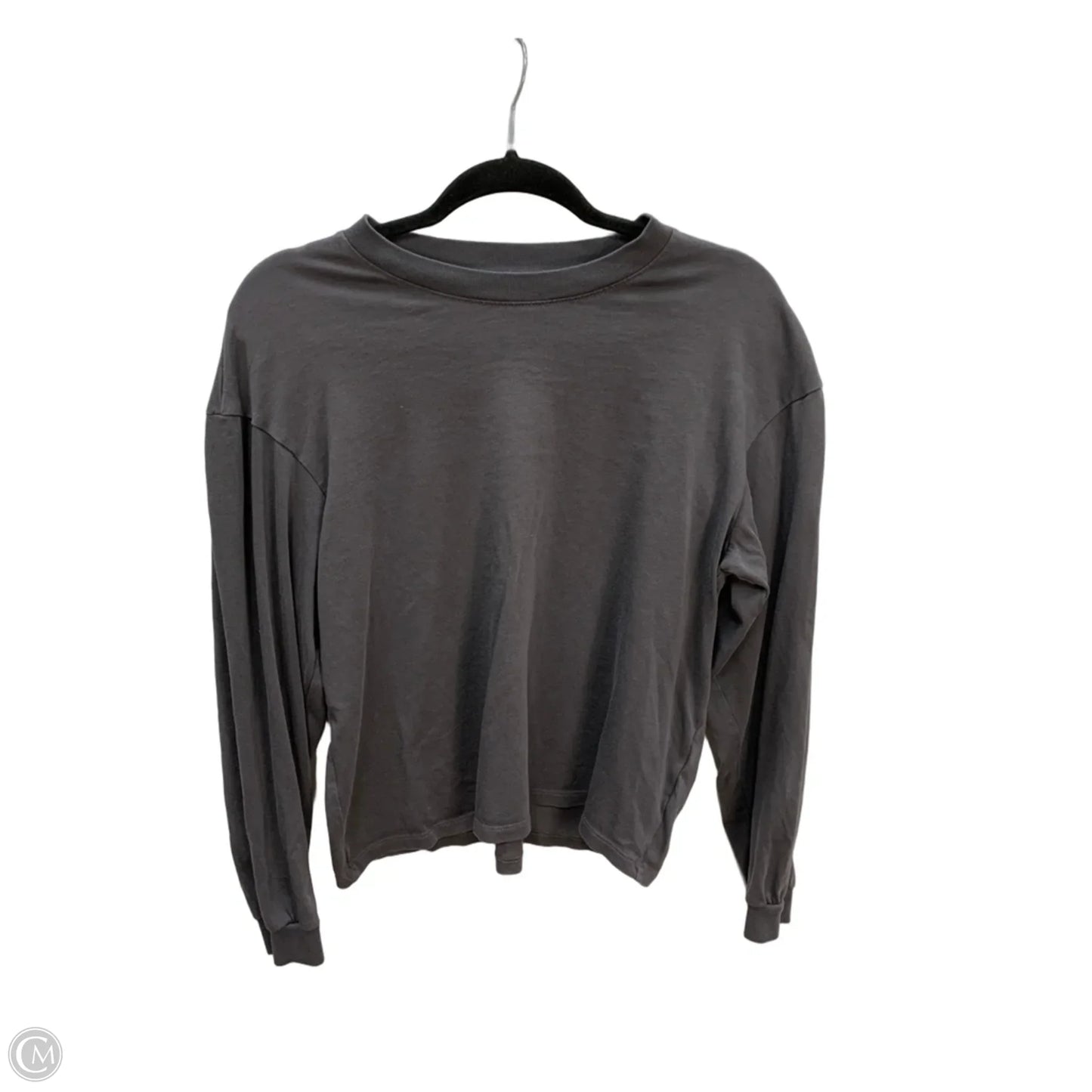 Top Long Sleeve By Madewell In Grey, Size: S