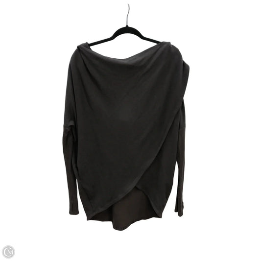 Sweatshirt Hoodie By Athleta In Brown, Size: S