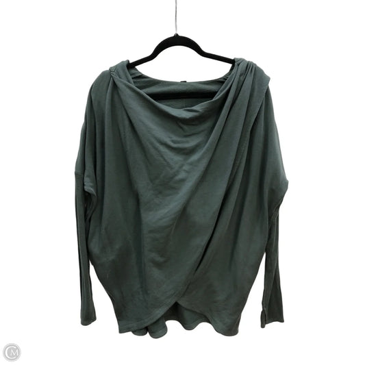 Sweatshirt Hoodie By Athleta In Green, Size: M