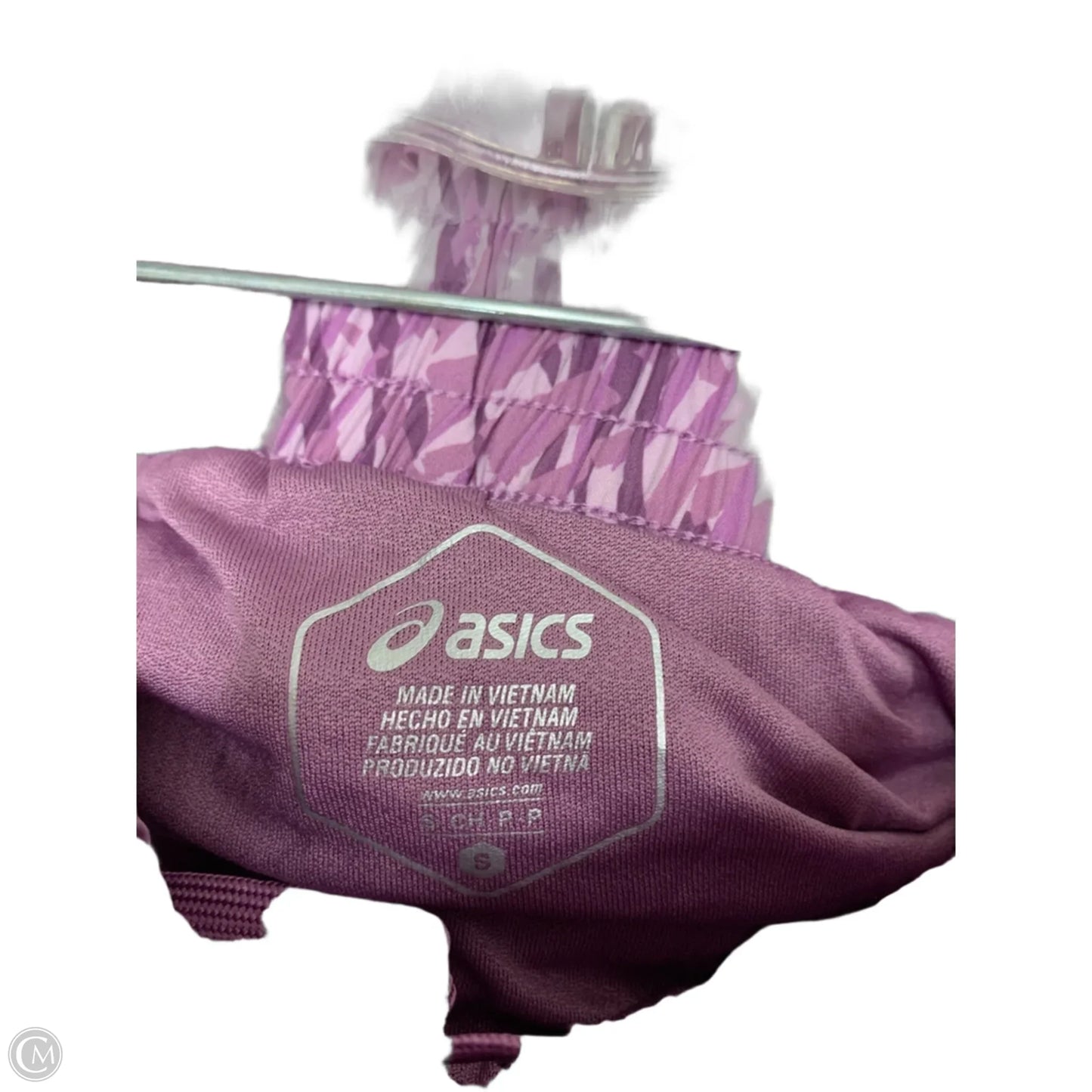 Athletic Shorts By Asics In Purple, Size: S