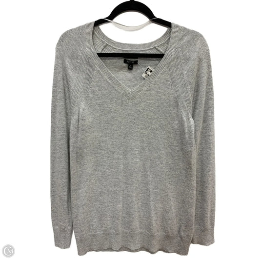 Sweater Cashmere By Apt 9 In Grey, Size: M
