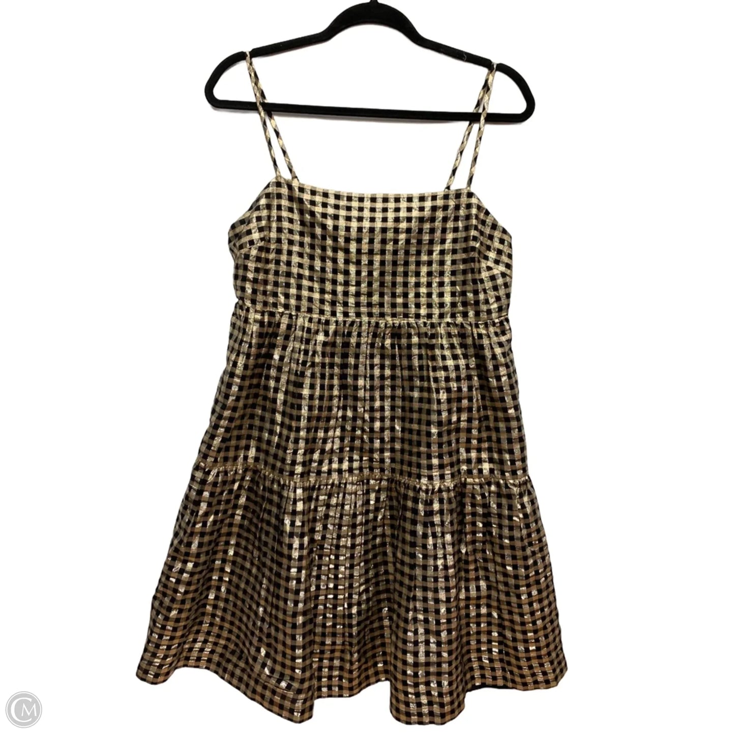 Dress Party Short By J. Crew In Black & Gold, Size: 6