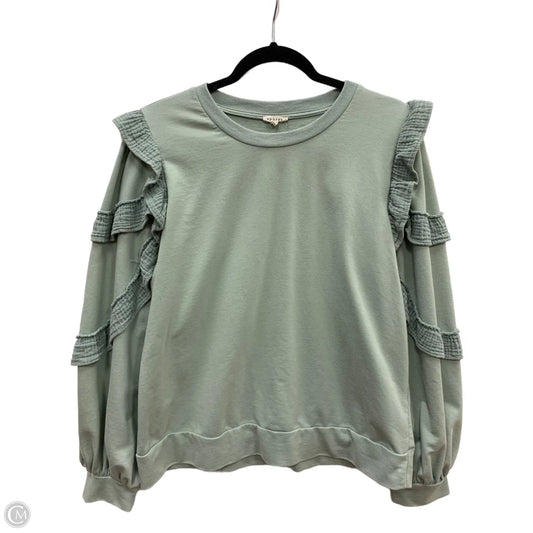 Sweatshirt Crewneck By Jodifl In Green, Size: L