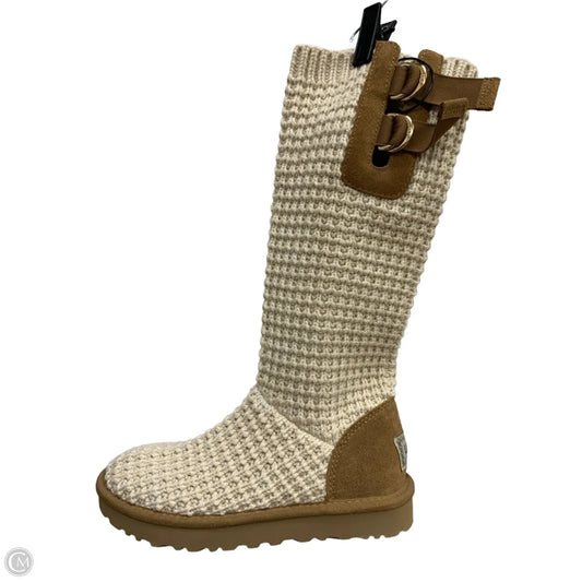 Boots Designer By Ugg In Cream, Size: 7
