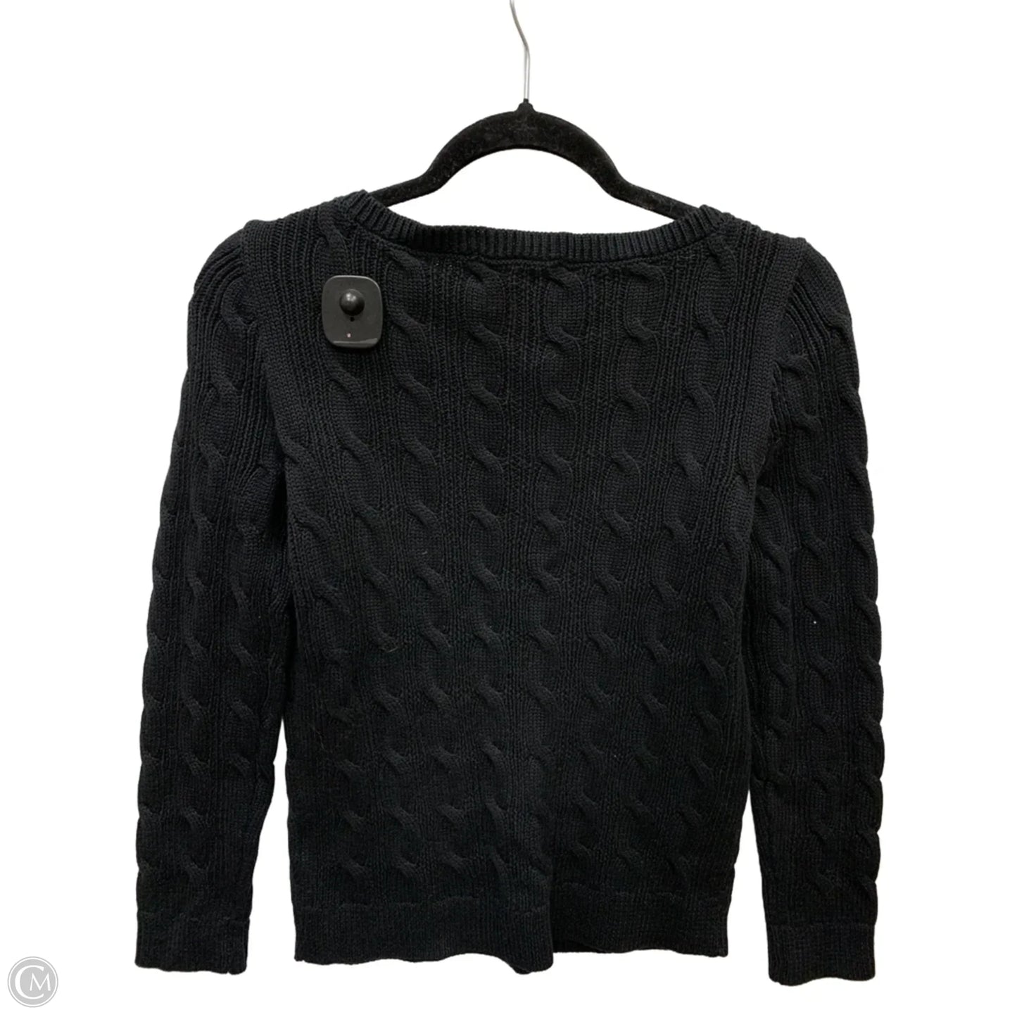 Sweater By Lauren By Ralph Lauren In Black, Size: M