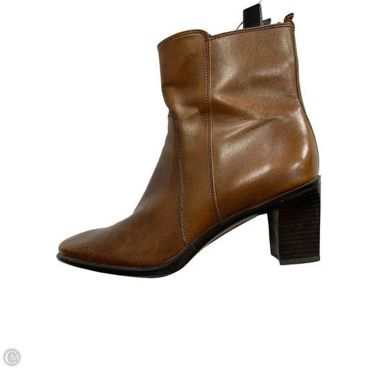 Boots Ankle Heels By Antonio Melani In Brown, Size: 9