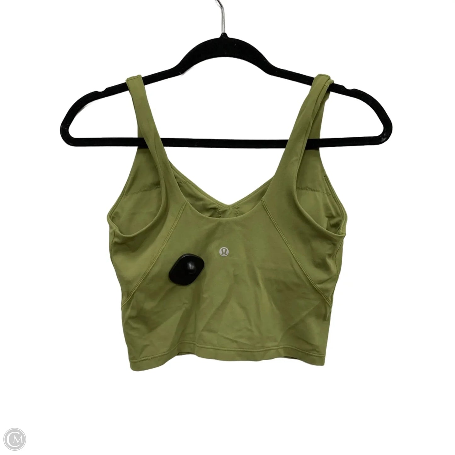 Athletic Bra By Lululemon In Green, Size: 6