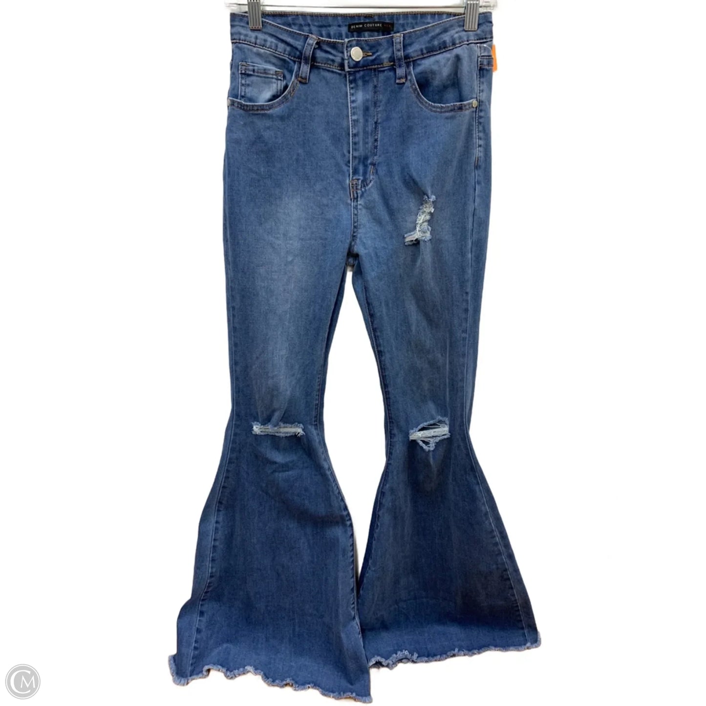 Jeans Flared By Clothes Mentor In Blue Denim, Size: M