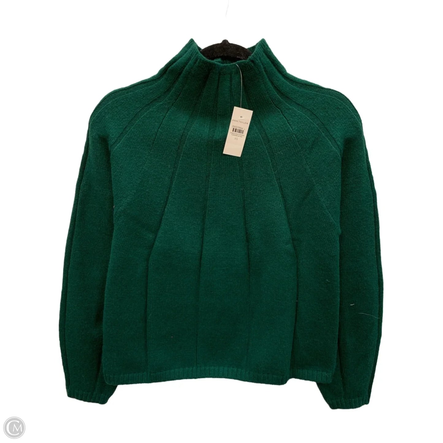 Sweater By Ann Taylor In Green, Size: Xs