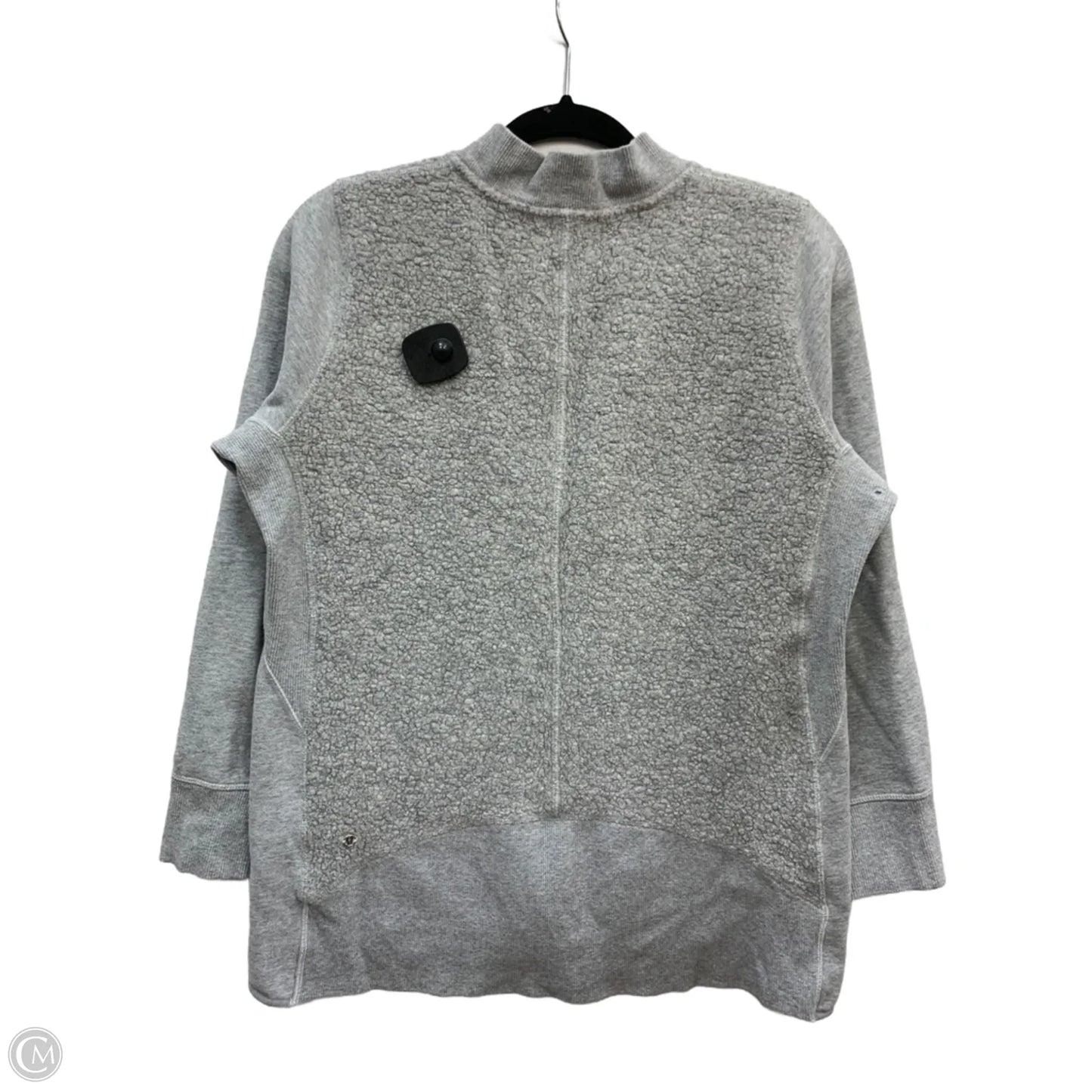 Athletic Jacket By Lululemon In Grey, Size: 10