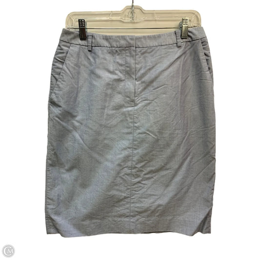 Skirt Midi By Brooks Brothers In Blue, Size: 6