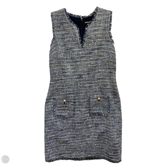 Dress Designer By Karl Lagerfeld In Blue, Size: S