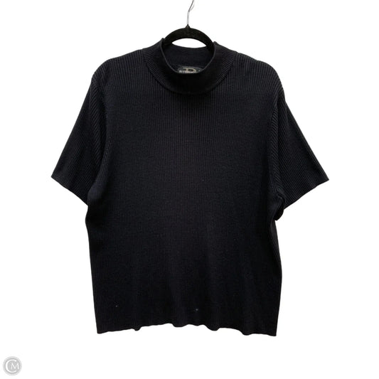 Sweater By Requirements In Black, Size: 2x