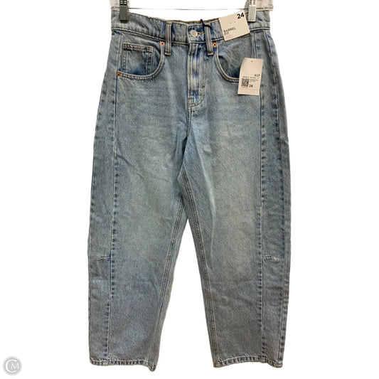 Jeans Wide Leg By Forever 21 In Blue Denim, Size: 0