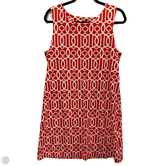 Dress Casual Midi By Jude Connally In Red & White, Size: Xl